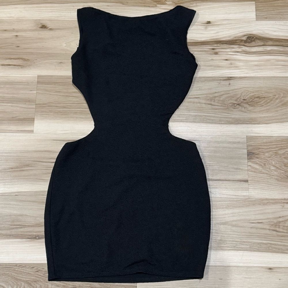 Revolve Camila Coelho Black Cutout Open Back Mini Dress Women’s Medium